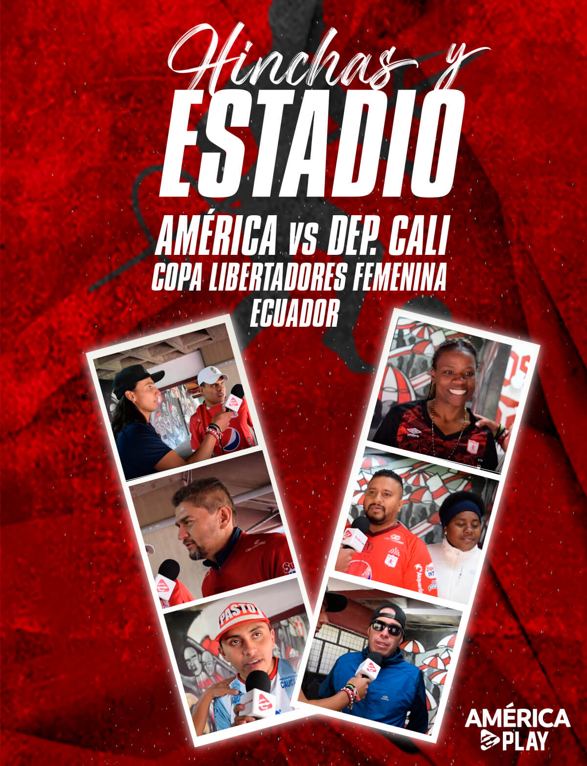 Hinchas y Estadio – América Femenino vs Deportivo Cali en Ecuador