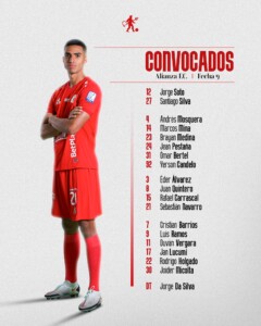 Convocados de América de Cali vs. Alianza | Foto: @AmericadeCali.