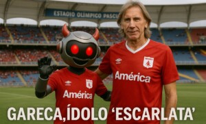DIAblini y Ricardo Gareca | Foto: América Play / IA