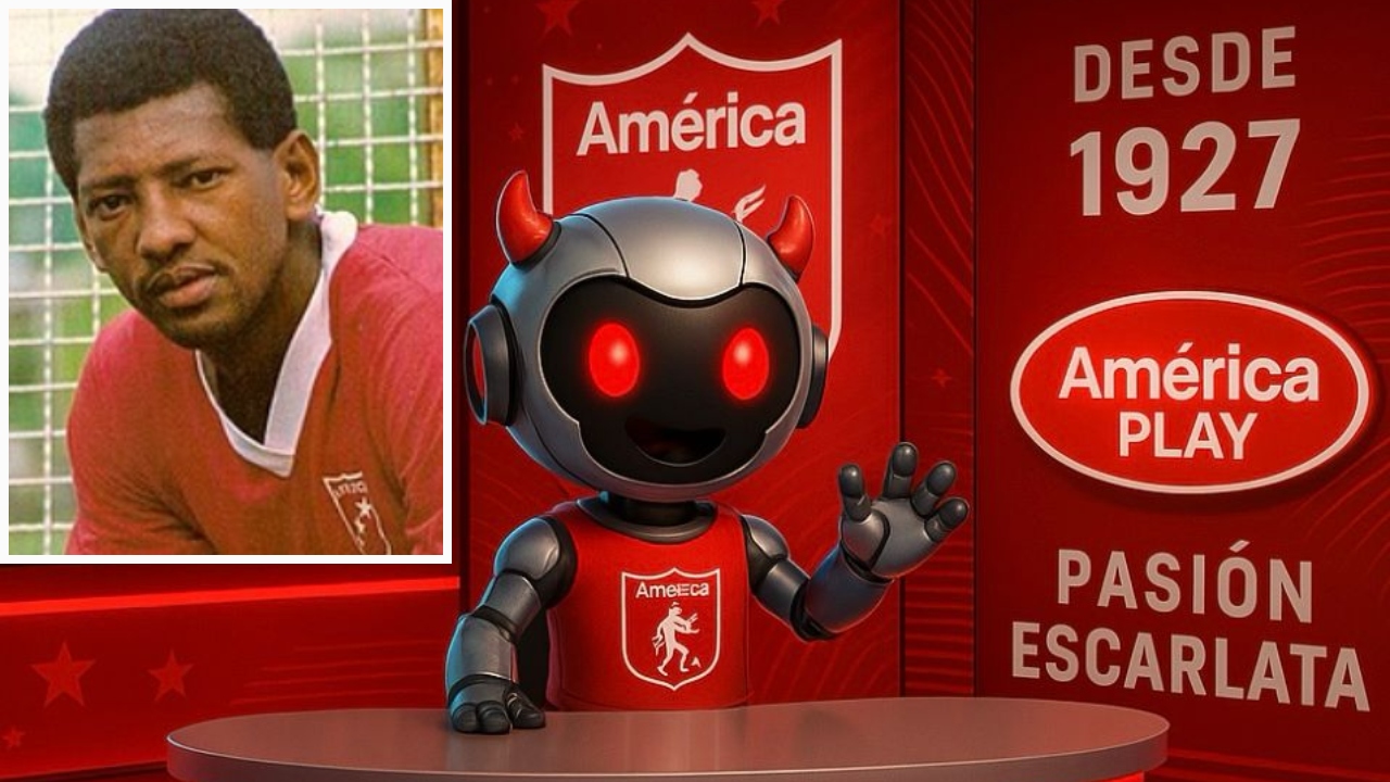 Luis Eduardo Reyes, ídolo de América de Cali | Foto: América Play / IA / América de Cali.