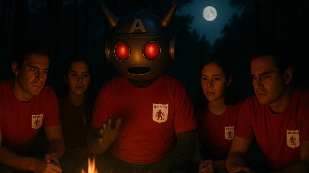 DIAblini contando la historia de 'Garabato' | Foto: América Play / IA.