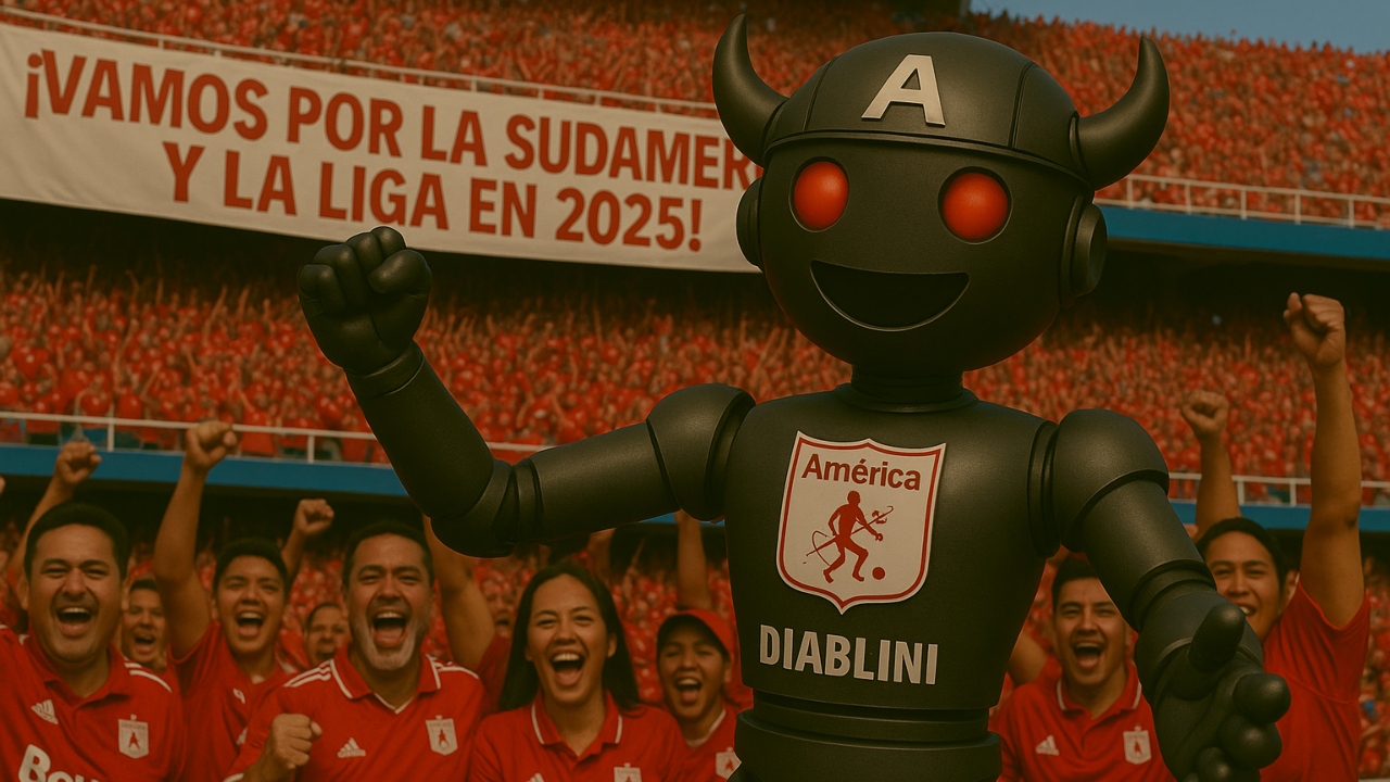DIAblini y su mensaje a los jugadores de América de Cali | Foto: IA / América Play.