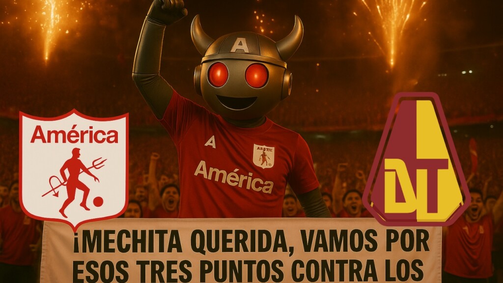 DIAblini palpita el juego entre América de Cali y Deportes Tolima | Foto: IA / América Play.