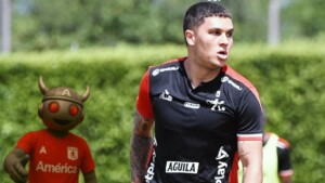 'Juanfer' Quintero en su última sesión de entrenamiento con 'la Mechita' | Foto: @AmericadeCali.